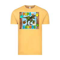Vintage Mustard papa saurus Vintage Tee - Artiststas
