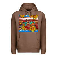 Chestnut american flag firefighter wife Premium Hoodie - HRA Design Shop