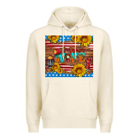 Tofu american flag firefighter wife Premium Hoodie - HRA Design Shop