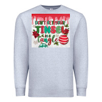 Heather Grey don't get your tinsel in a tangle Premium Sweatshirt - MaliasSmallBusiness