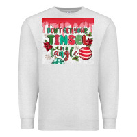 Oatmeal Heather don't get your tinsel in a tangle Premium Sweatshirt - MaliasSmallBusiness