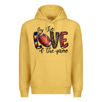 Antique Gold for the love of the game football Premium Hoodie - CowhideDigitalArt