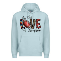 Blue Mist for the love of the game football Premium Hoodie - CowhideDigitalArt
