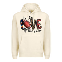 Tofu for the love of the game football Premium Hoodie - CowhideDigitalArt