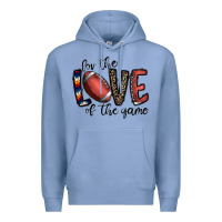 Colony Blue for the love of the game football Premium Hoodie - CowhideDigitalArt