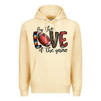 For The Love Of The Game Football Premium Hoodie | Teevron