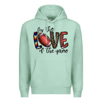 Seafoam for the love of the game football Premium Hoodie - CowhideDigitalArt