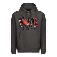 Smoke for the love of the game football Premium Hoodie - CowhideDigitalArt