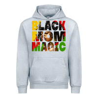 Heather Grey black mom magic juneteenth Urban Hoodie - HRA Design Shop