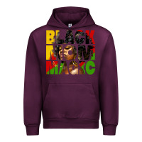 Mauve Wine black mom magic juneteenth Urban Hoodie - HRA Design Shop