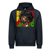 Navy black mom magic juneteenth Urban Hoodie - HRA Design Shop