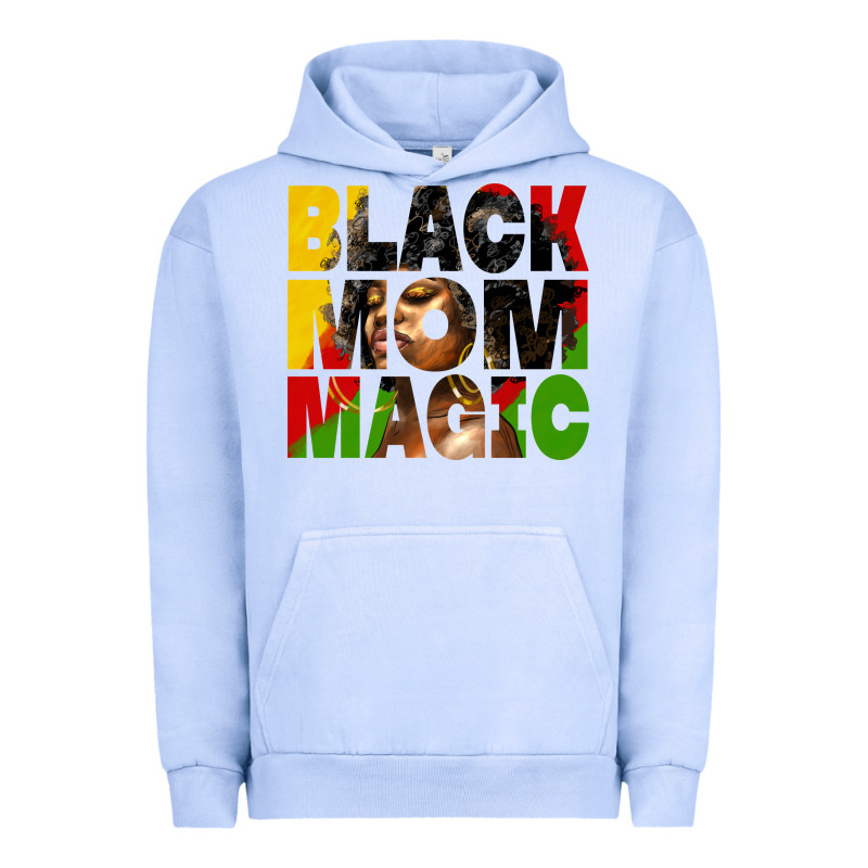 Black Mom Magic Juneteenth Urban Hoodie by HRA Design Shop | Teevron