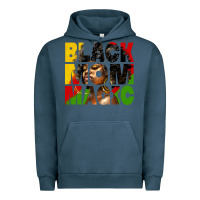 Pigment Midnight Navy black mom magic juneteenth Urban Hoodie - HRA Design Shop