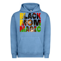Pigment Pebble Blue black mom magic juneteenth Urban Hoodie - HRA Design Shop