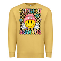 Antique Gold a little bit dramatic Premium Sweatshirt - MaliasSmallBusiness