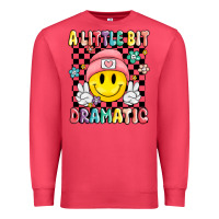 Cardinal a little bit dramatic Premium Sweatshirt - MaliasSmallBusiness