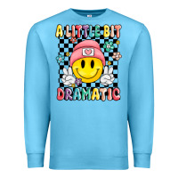 Ocean Blue a little bit dramatic Premium Sweatshirt - MaliasSmallBusiness