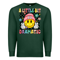 Sports Green a little bit dramatic Premium Sweatshirt - MaliasSmallBusiness