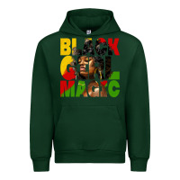 Forest Green black girl magic juneteenth Urban Hoodie - HRA Design Shop