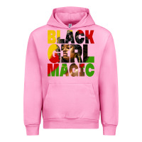 Fuchsia Pink black girl magic juneteenth Urban Hoodie - HRA Design Shop