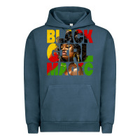 Pigment Midnight Navy black girl magic juneteenth Urban Hoodie - HRA Design Shop
