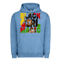 Pigment Pebble Blue black girl magic juneteenth Urban Hoodie - HRA Design Shop