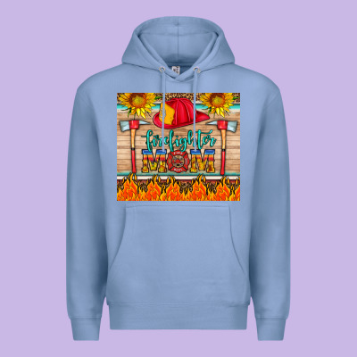 Firefighter Mom Premium Hoodie Designed By Hra Design Shop