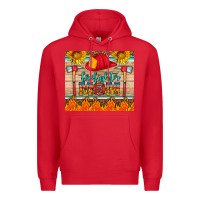 Red firefighter mom Premium Hoodie - HRA Design Shop