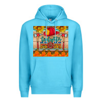 Ocean Blue firefighter mom Premium Hoodie - HRA Design Shop