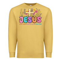 Antique Gold jesus the way the truth the life Premium Sweatshirt - MaliasSmallBusiness