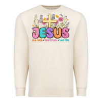 Sandshell jesus the way the truth the life Premium Sweatshirt - MaliasSmallBusiness