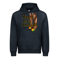 Navy steppin' in to juneteenth heels Urban Hoodie - HRA Design Shop