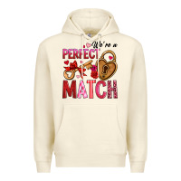 Sandshell we're a perfect match Premium Hoodie - OliviaCreatesArt