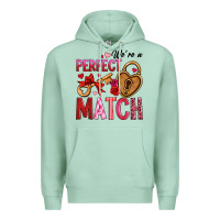 Seafoam we're a perfect match Premium Hoodie - OliviaCreatesArt