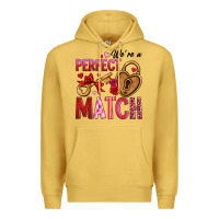 Antique Gold we're a perfect match Premium Hoodie - OliviaCreatesArt