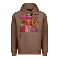 Chestnut we're a perfect match Premium Hoodie - OliviaCreatesArt