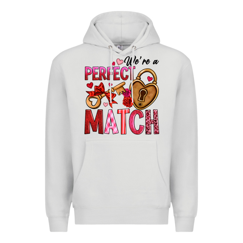 We're A Perfect Match Premium Hoodie by OliviaCreatesArt | Teevron