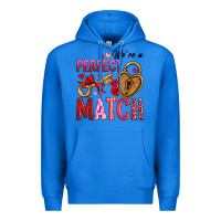True Royal we're a perfect match Premium Hoodie - OliviaCreatesArt