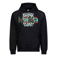 Black because mama said so Urban Hoodie - CowhideDigitalArt