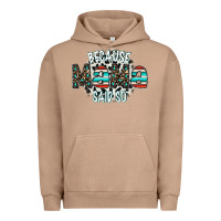 Pigment Burro because mama said so Urban Hoodie - CowhideDigitalArt