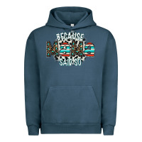 Pigment Midnight Navy because mama said so Urban Hoodie - CowhideDigitalArt
