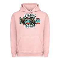 Pigment Salmon because mama said so Urban Hoodie - CowhideDigitalArt