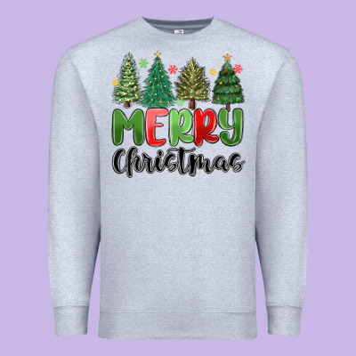 Premium Sweatshirt merry christmas trees