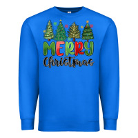True Royal merry christmas trees Premium Sweatshirt - MaliasSmallBusiness