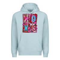 Blue Mist xoxo with roses and candies olivia Premium Hoodie - OliviaCreatesArt