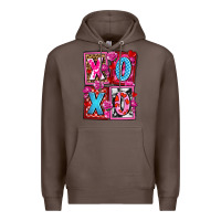 Coffee xoxo with roses and candies olivia Premium Hoodie - OliviaCreatesArt