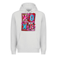 Dove Grey xoxo with roses and candies olivia Premium Hoodie - OliviaCreatesArt