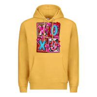 Mustard xoxo with roses and candies olivia Premium Hoodie - OliviaCreatesArt