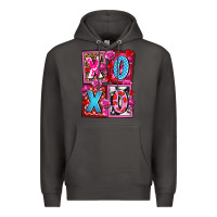 Smoke xoxo with roses and candies olivia Premium Hoodie - OliviaCreatesArt