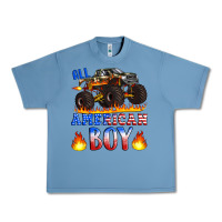 Pebble Blue all american boy monster truck Urban Heavy Tee - Artiststas